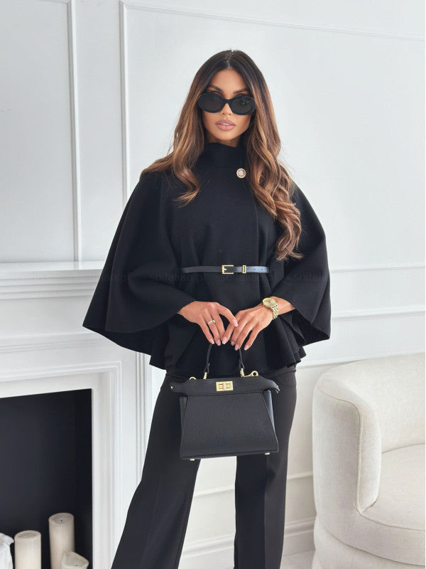 NEW Stand Collar BATWING Sleeves Cloak