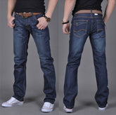 FASHION For Men Denim LONG Straight-Leg Pants - Swefashionstore