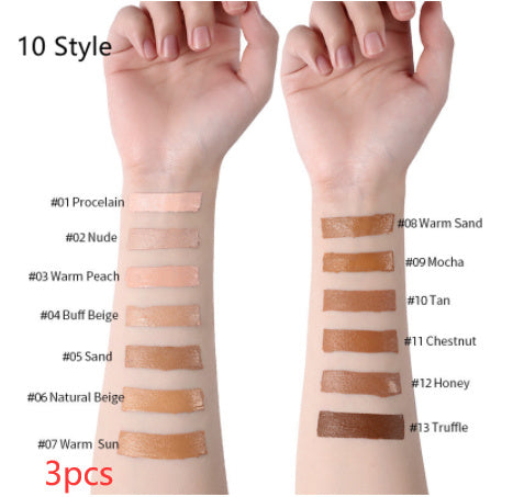 LangManni Makeup Liquid Foundation Oil Control Concealer - Swefashionstore