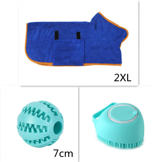 Silicone Dog Bath Massage Gloves Brush Pet Cat Bathroom Cleaning Tool Comb Brush For Dog Can Pour Shampoo Dog Grooming Supplies - Swefashionstore
