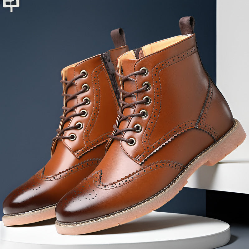 Herren High-Top Business Schuhe Britische Martin Stiefel