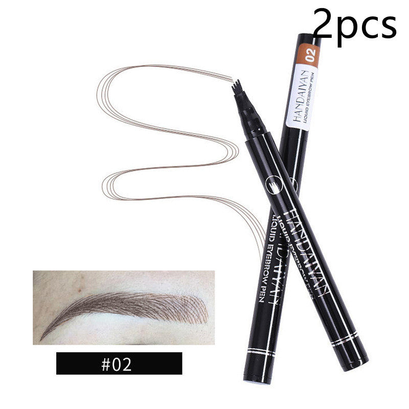 Four-head Eyebrow Pencil Liquid Eyebrow Pencil Tattoo Eyebrow Pencil Eyebrow Pencil 4-head Eyebrow Pencil Four-jaw Eyebrow Pencil - Swefashionstore