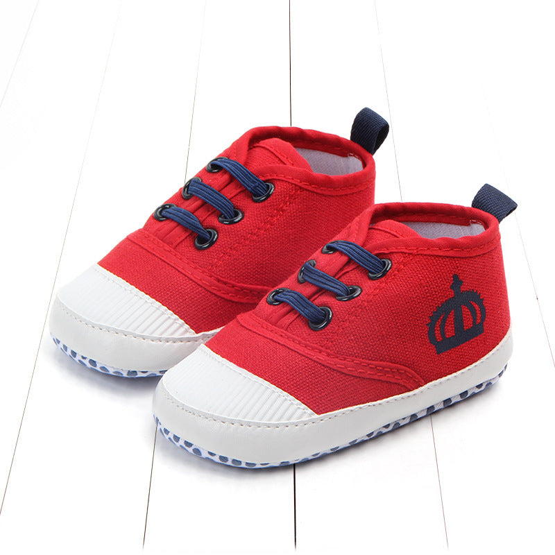 CANVAS Babyschuhe mit Gummibändern