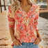 Bohemian Printed Long Sleeve T-Shirt Summer Fashion - Swefashionstore