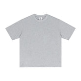 Street Long-staple Cotton Solid Color Short Sleeve - Swefashionstore