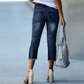 Fashionable Retro Slim-fit Stretch Jeans - Swefashionstore