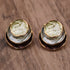 Ins Three-colored Painting Round Earrings Fashion Elegant Versatile Geometric Earrings For Women Jewelry - Swefashionstore
