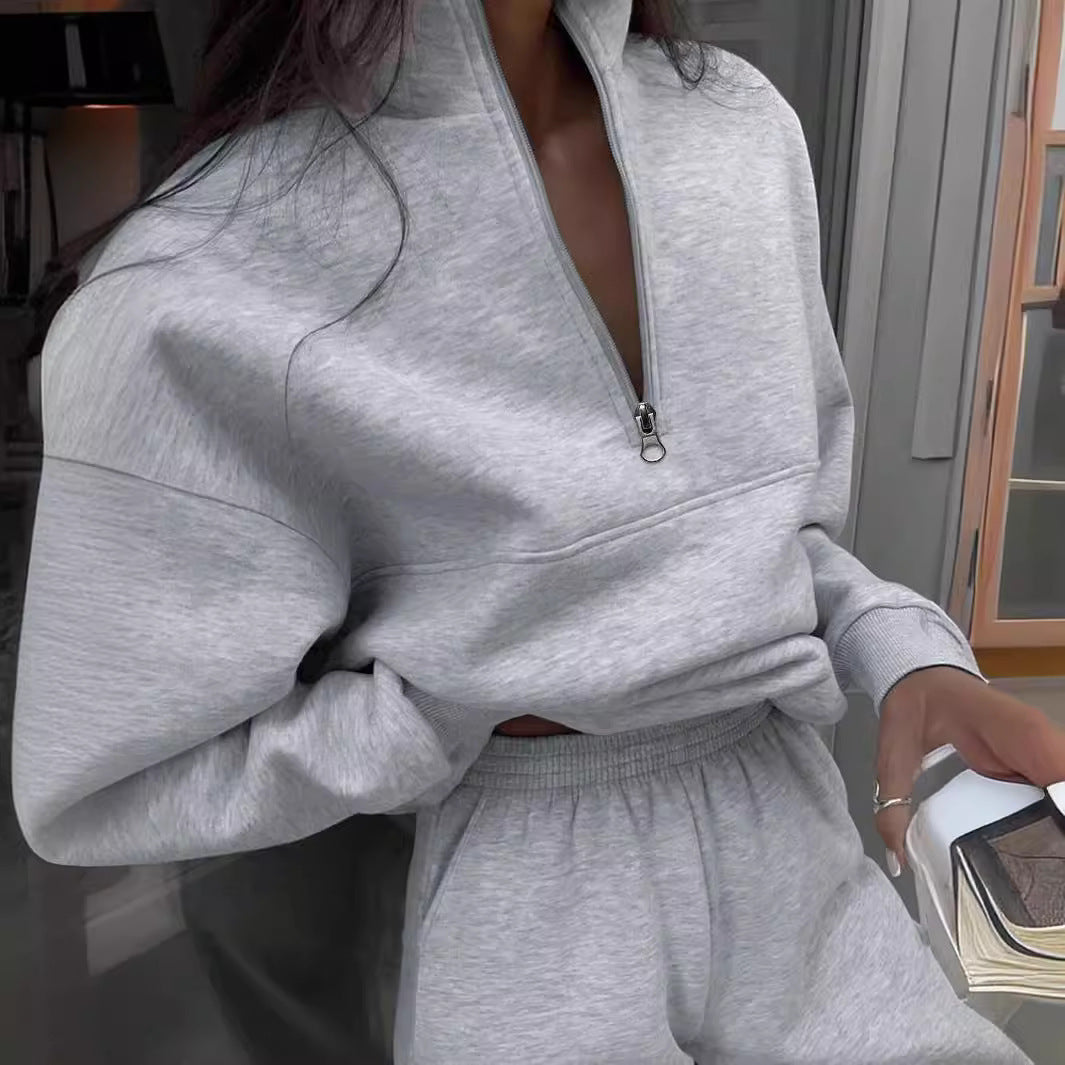 SOMMER Langarm-Sport-Sweatshirt ANZUG Kleidung für Damen