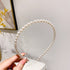 Sen Simple Pearl Thin Headband Hair Accessories Headband - Swefashionstore