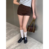 European And American Fitness Summer High Waist Yoga Hip Bag Hot Pants - Swefashionstore