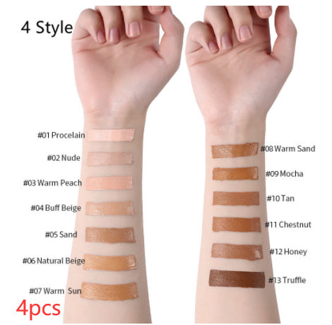 LangManni Makeup Liquid Foundation Oil Control Concealer - Swefashionstore