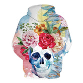 All kinds of fancy scary skull print hoodies - Swefashionstore