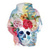 All kinds of fancy scary skull print hoodies - Swefashionstore