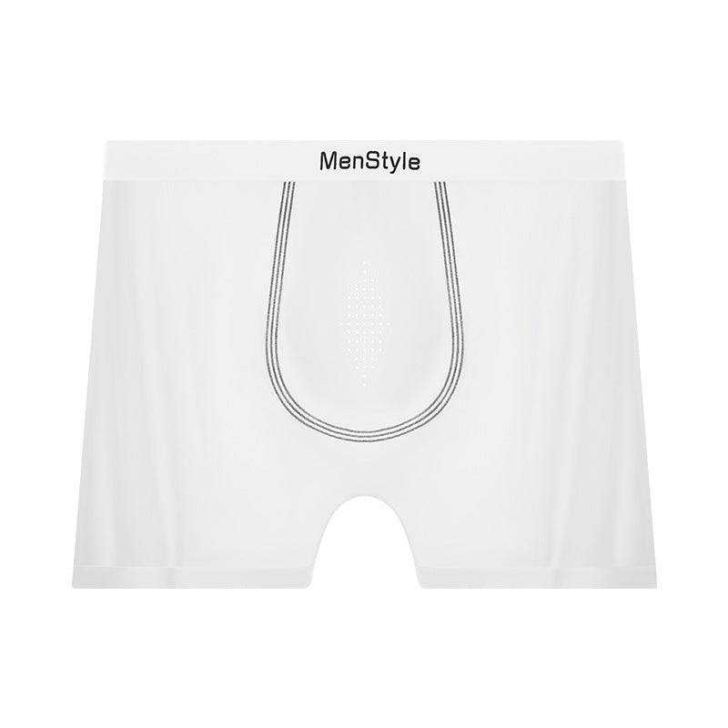 Satin Ice Silk Breathable Single-layer Bottom Crotch Seamless Boxers - Swefashionstore