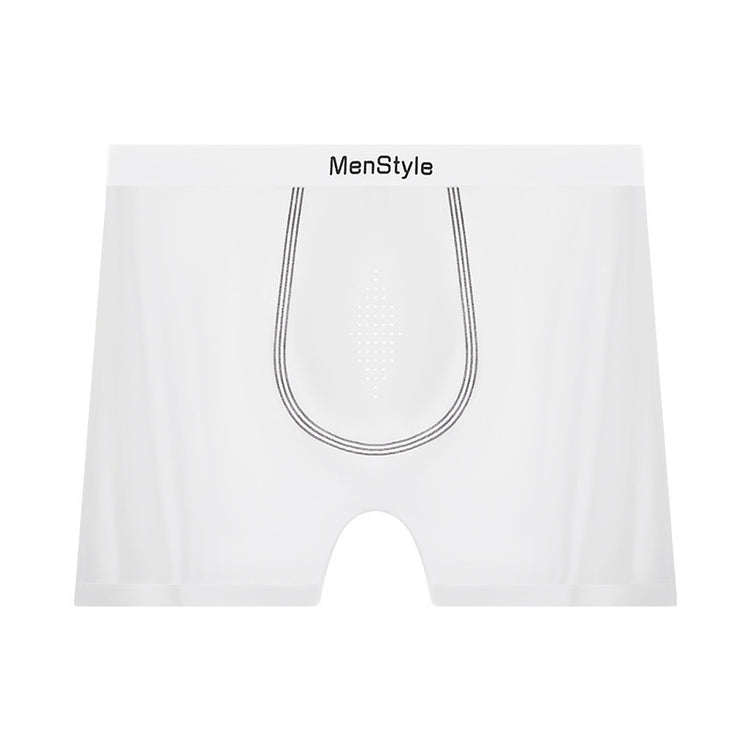 Satin Ice Silk Breathable Single-layer Bottom Crotch Seamless Boxers - Swefashionstore