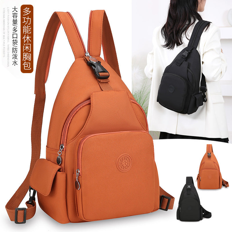 FASHION Rucksack Damen CASUAL Wasserdichte multifunktionale Brusttasche
