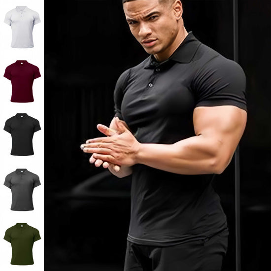 Sports Polo Shirt Short-sleeved Casual - Swefashionstore