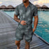 Short-sleeved Shorts Two-piece Sports And Leisure Men&