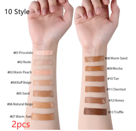 LangManni Makeup Liquid Foundation Oil Control Concealer - Swefashionstore