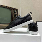 White Shoes for Men: Breathable Four Seasons Footwear for Teenagers in Pure White - Swefashionstore