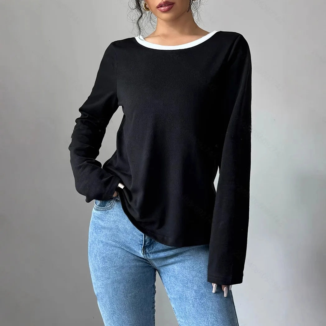 Women's Trendy Round Neck Two-Piece Full Sleeve