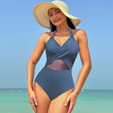 Halter-neck One-piece Swimsuit - Swefashionstore