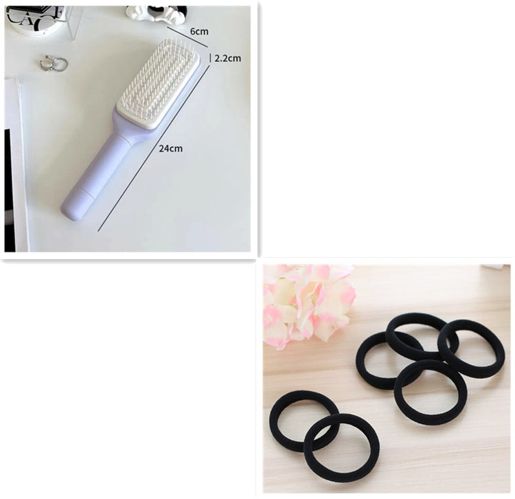 4 In 1 Self Cleaning Hair Brush for Effortless Styling and Maintenance - Swefashionstore