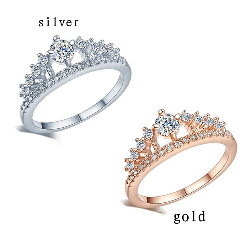 Micro-set crown ring - Swefashionstore