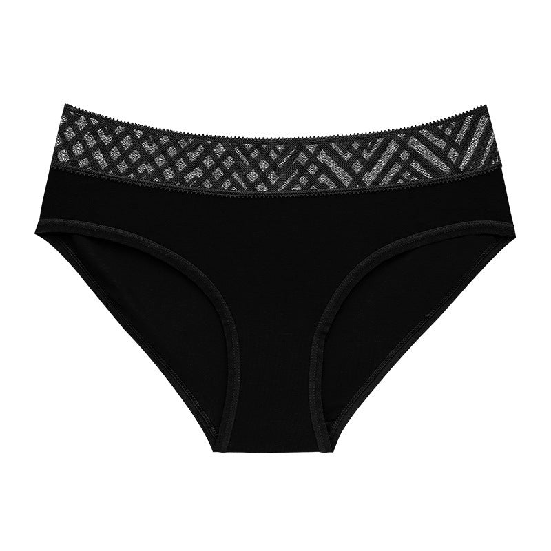 UNDERWEAR Medium and LOW-WAIST With Lace Trim