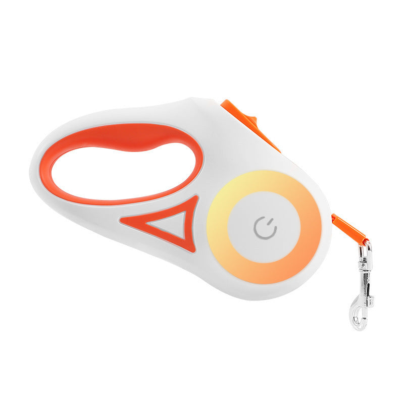 Automatic Retractable Leash Dog Collar Spotligh