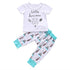 Newborn Baby Clothes Set T-shirt Tops Pants Little Boys and Girls Outfits - Swefashionstore