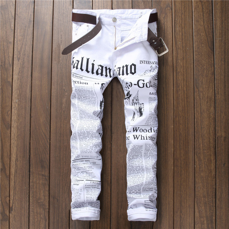 NEW FASHION Newspaper jeans - Swefashionstore