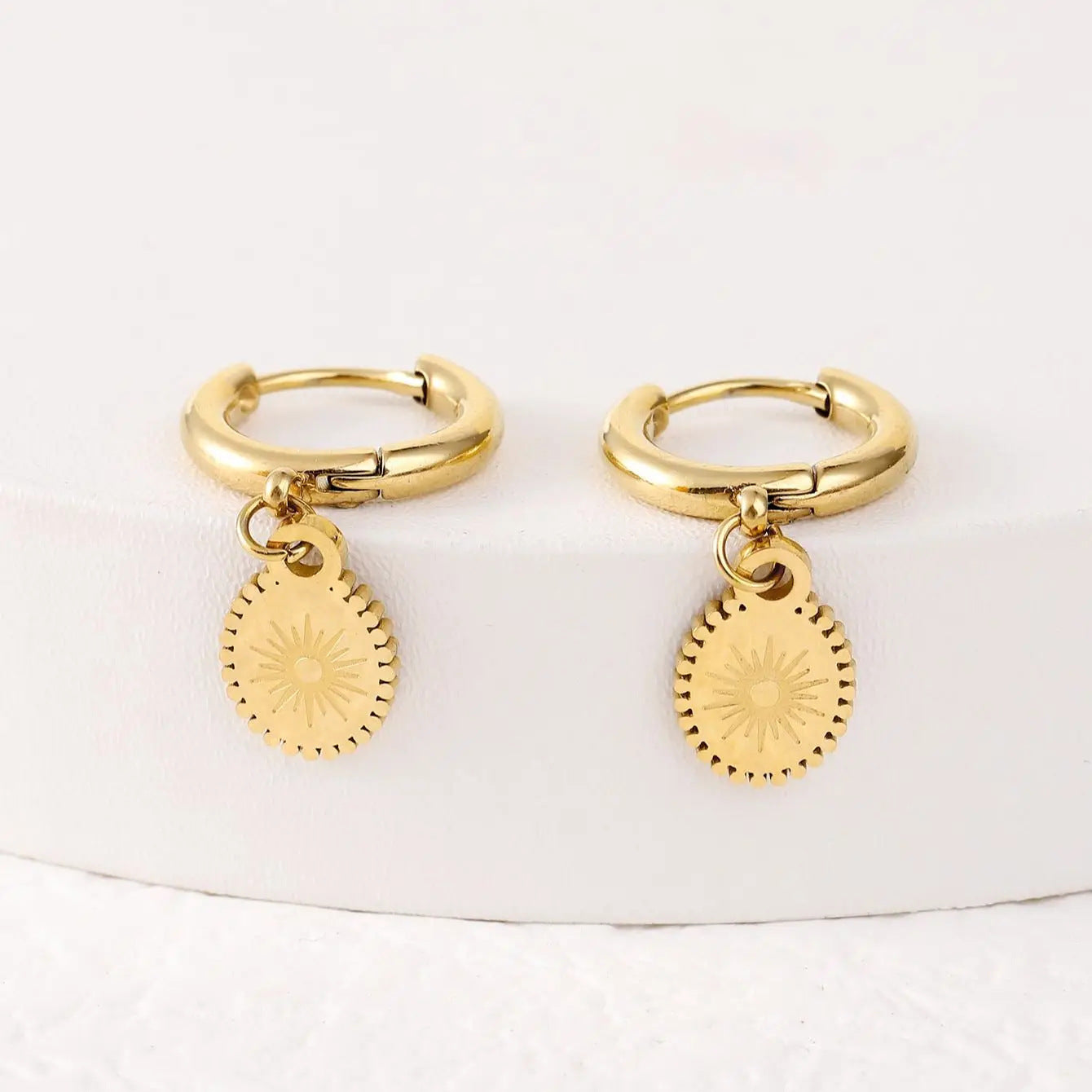 Summer All-match Ear Button Non-fading High-grade Earrings - Swefashionstore