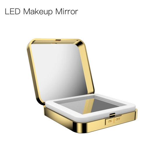 Led Makeup Double Mirror for Flawless Beauty Applications - Swefashionstore