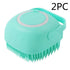 Silicone Dog Bath Massage Gloves Brush Pet Cat Bathroom Cleaning Tool Comb Brush For Dog Can Pour Shampoo Dog Grooming Supplies - Swefashionstore