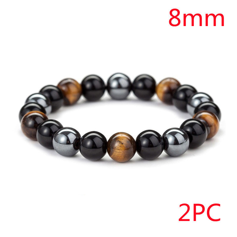 TIGER Eye Stein Armband Natürliches GLATTES Armband