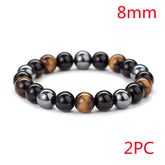 TIGER Eye Stone Bracelet Natural SMOOTH Bracelet - Swefashionstore