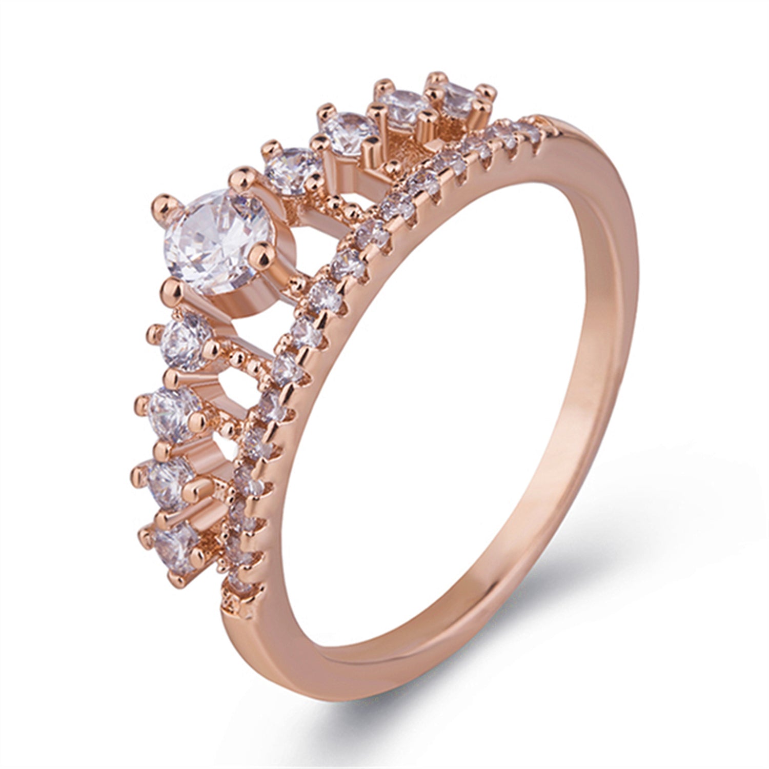 Micro-set crown ring - Swefashionstore
