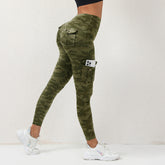 Digital Camouflage Button Multi-pocket Sexy Comfortable Sports - Swefashionstore