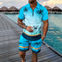 Short-sleeved Shorts Two-piece Sports And Leisure Men&
