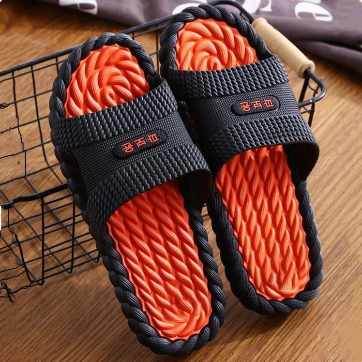 NON-SLIP Deodorant Slippers Massage Home Slippers - Swefashionstore