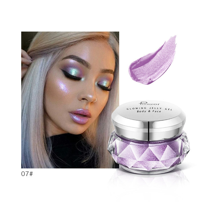 Face Highlighter Jelly Gel Mermaid Eyeshadow Glow Body Glitter - Swefashionstore