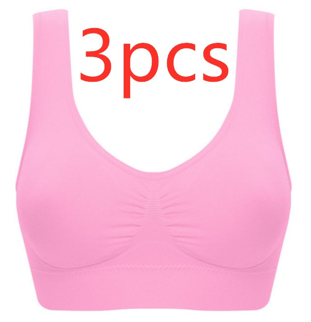 Women YOGA Tank Tops SPORTS Bra Workout Fitness - Swefashionstore