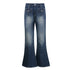 Street Fashion Casual Low-Waist Straight Slim Jeans - Swefashionstore