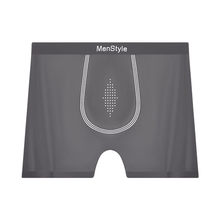 Satin Ice Silk Breathable Single-layer Bottom Crotch Seamless Boxers - Swefashionstore