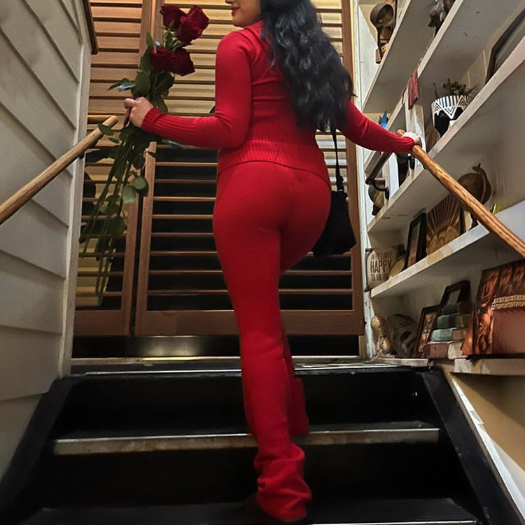 Hoodie Suit Women Long Pants Set - Swefashionstore