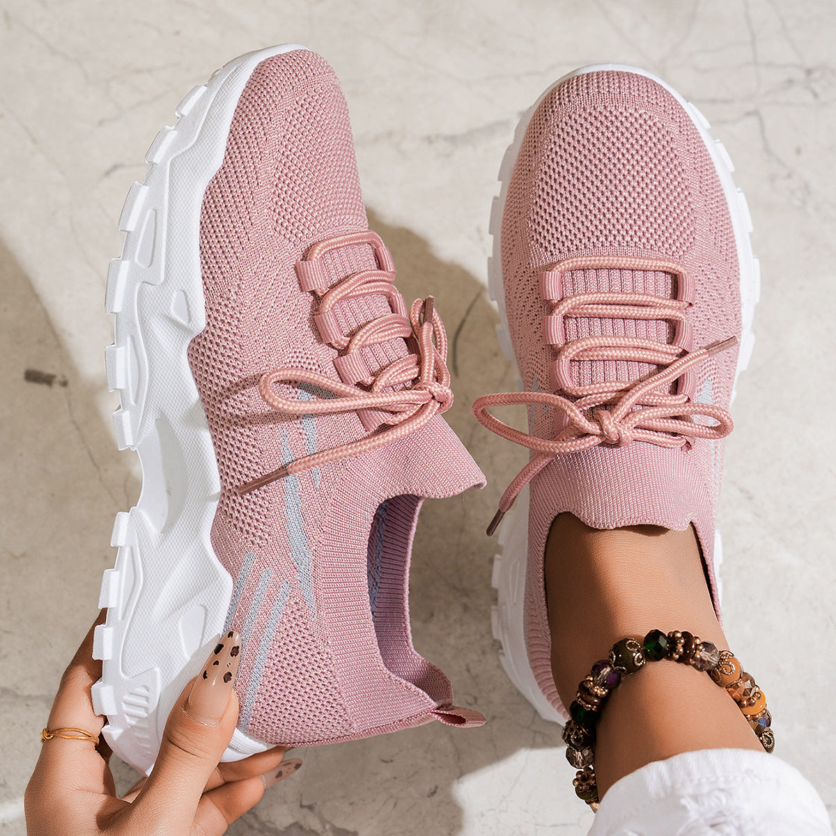Lässige, stilvolle und leichte Sportschuhe mit weicher Sohle für Damen