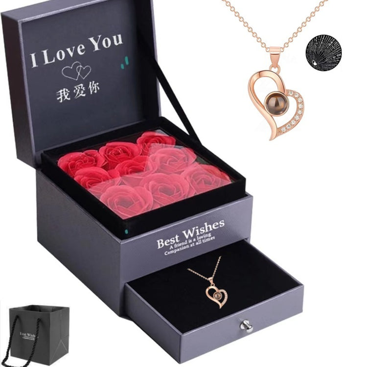 Necklace 100 Languages I Love You Projection - Swefashionstore