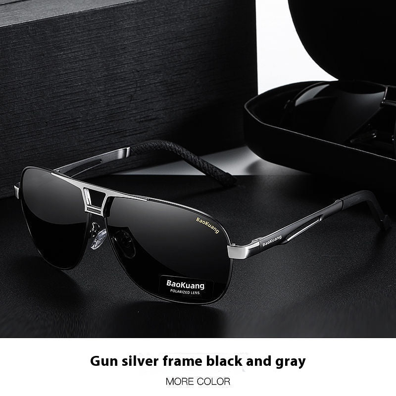 NEUE verfärbte Sonnenbrille für Herren mit doppeltem Verwendungszweck für Tag und Nacht