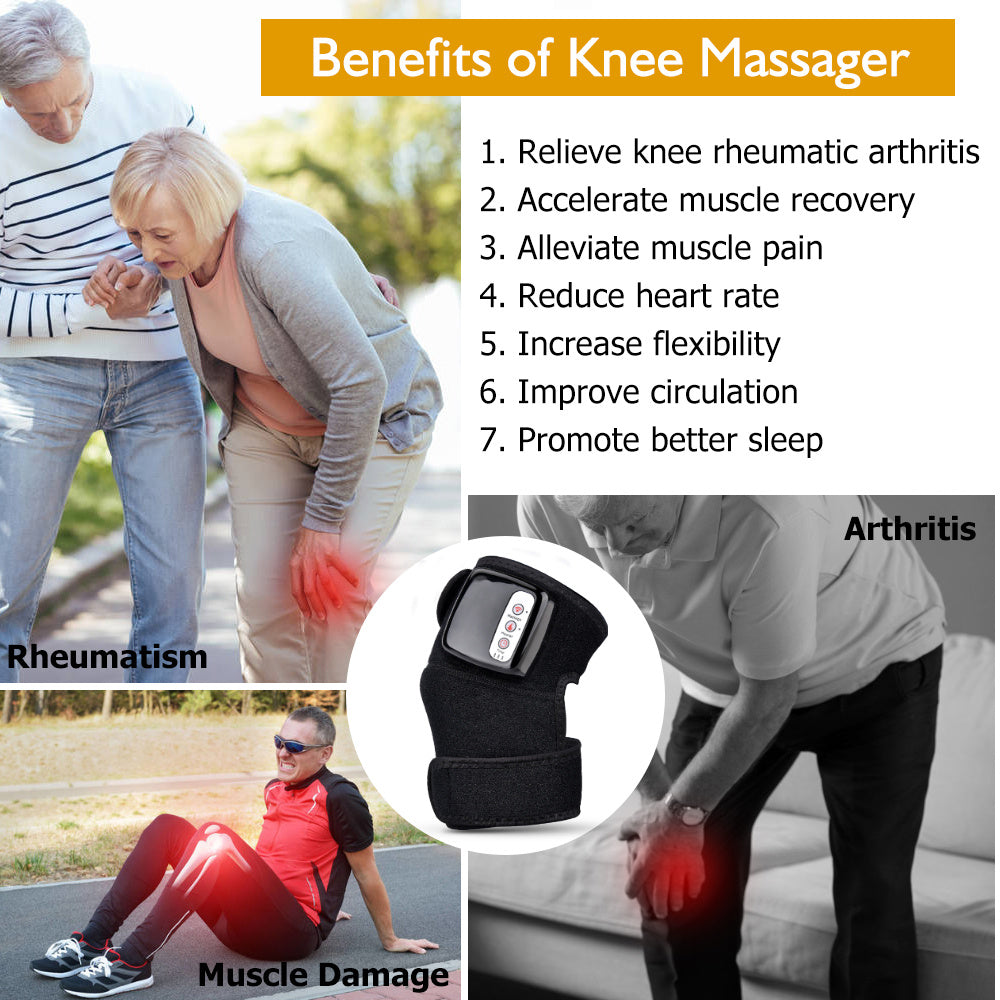Electric Infrared Heating Knee Massager Vibration Therapy - Swefashionstore